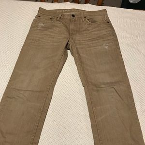 American eagle tan jeans